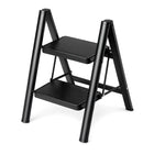 Equal 2-Step Foldable Step Ladder - carbon steel, 150kg capacity, 3-year warranty