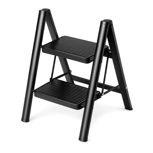 Equal 2-Step Foldable Step Ladder - carbon steel, 150kg capacity, 3-year warranty