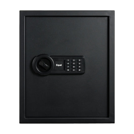 Equal 48L SecureLite Digital Safe Locker with Pincode Access and Emergency Key - Black