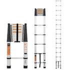 Equal 20 FT. Aluminium Folding Telescopic Ladder/Portable and Extension Ladder for Home