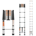 Equal 18 FT. Aluminium Folding Telescopic Ladder/Portable and Extension Ladder for Home