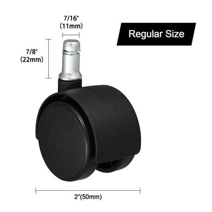 How to install Equal chair caster wheels