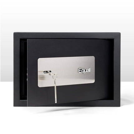 Equal steel safe locker with key lock for home, 20L tijori
