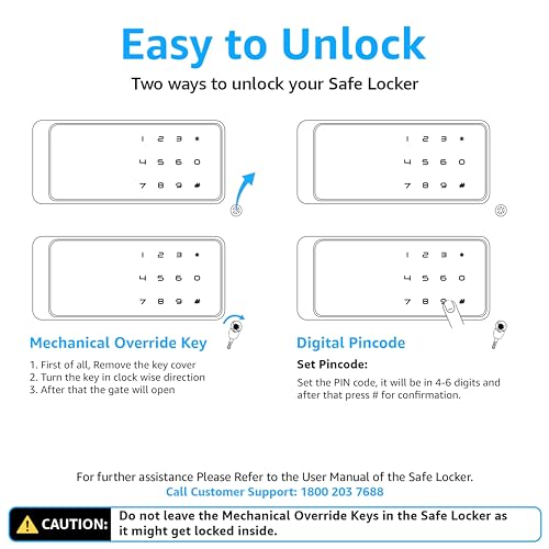 Equal 48L SecureX Pro Digital Safe Locker | Touchpad & Motorized Lock