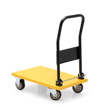 Equal 150kg Capacity Mild Steel Foldable Platform Trolley for Heavy Weight/Material Handling