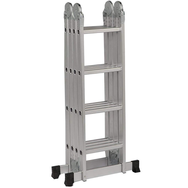 Equal 19 FT Aluminium Foldable Multipurpose Step Ladder – 150kg EN131 Certified