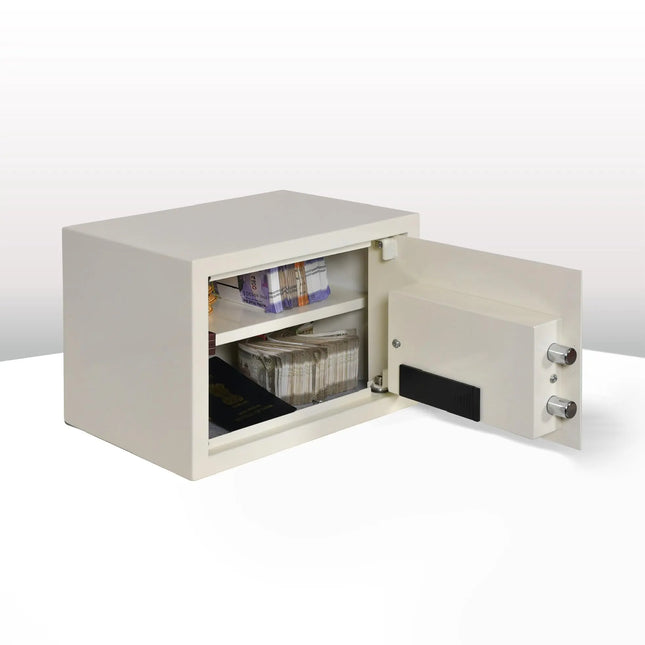 Equal Retro digital safe locker 20L, classic ivory tijori for home