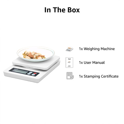 Equal 3Kg Kitchen Scale Multipurpose Portable Electronic Digital Weighing Scale