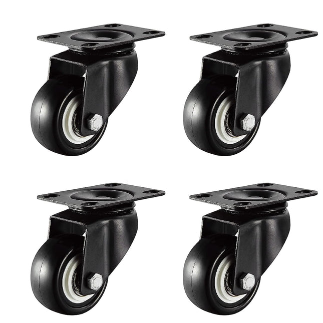 Equal 2 Inch Furniture Caster Wheels For Home/Office/Cabinets/Equipments (Pack Of 4)