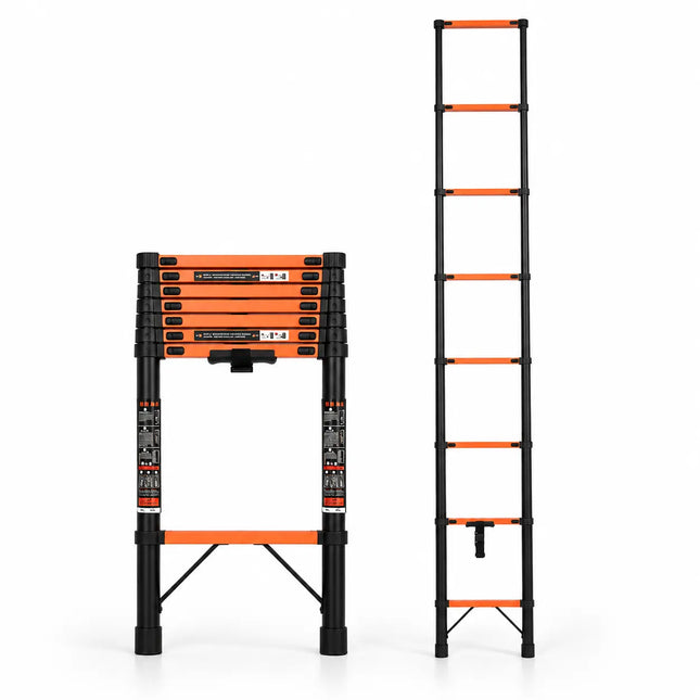 Equal 10 FT Carbon Steel Telescopic Ladder – 150kg EN131