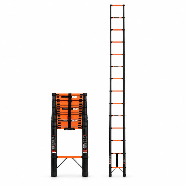 Equal 20.5 FT Carbon Steel Telescopic Ladder – 150kg EN131