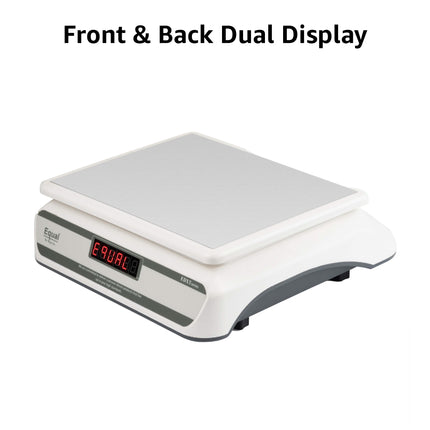 Equal 30kg Capacity Electronics Digital Table Top Kitchen Weighing Scale, 250x300mm