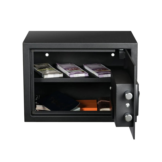 Equal SecureX 20L Safe Locker | Digital Pincode + Emergency Key + Digital Display | Black