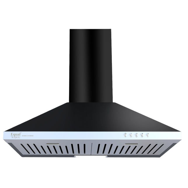 Equal 60cm 1050 m3/hr Pyramid Kitchen Chimney for Kitchen, 3 Speed Setting Push Button Control