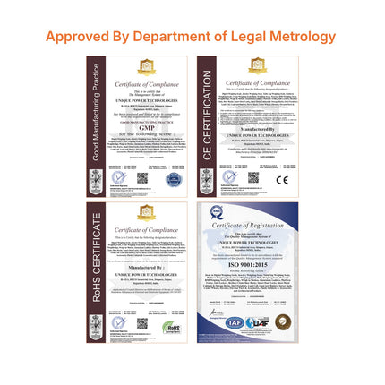 equal approved by legal metrology ceritifcation 