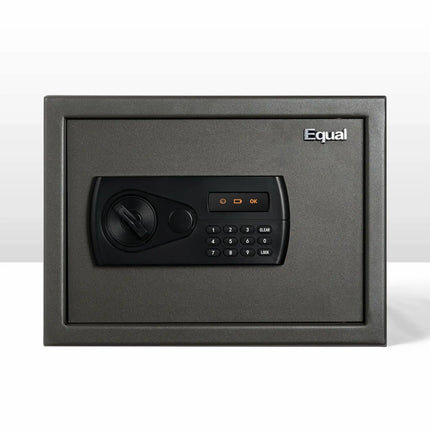 Equal SecureX 20L Digital Safe Locker Grey with PIN keypad – secure locker for home and office use