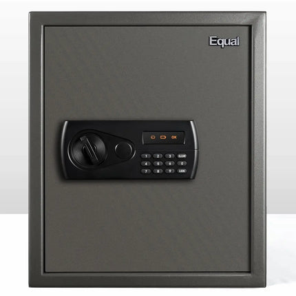 Equal SecureX 48L Digital Safe Locker Grey with PIN keypad – secure locker for home and office use