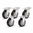 Equal pack of 5 wheels for platform trolley caster